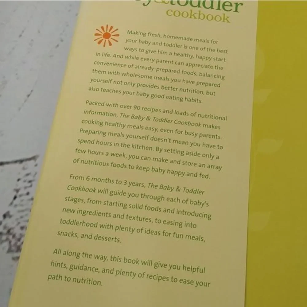 The Baby & Toddler‎ Cookbook